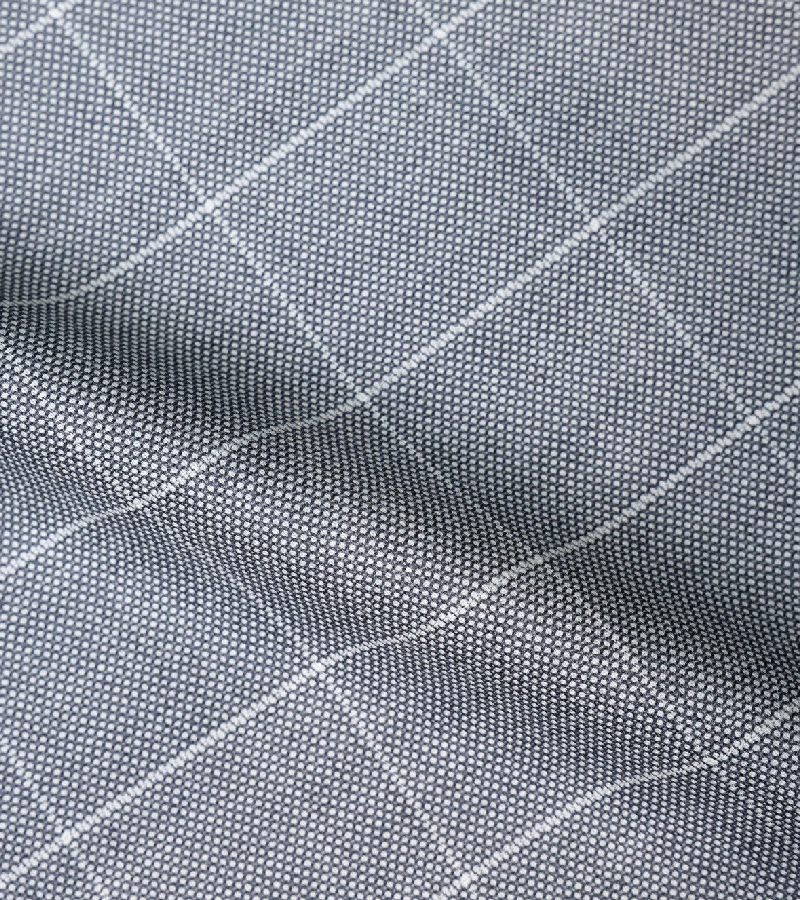 Dormeuil Amadeus 365 Wool Fabric - B Grey One