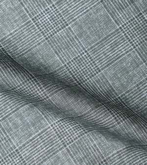 Dormeuil Dorsilk Wool & Silk Fabric - D Grey One