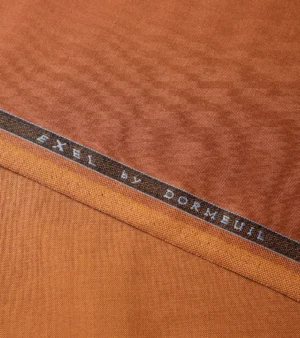 Dormeuil Exel Wool Fabric - Rust Brown Five