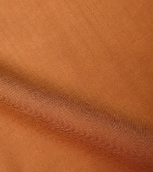 Dormeuil Exel Wool Fabric - Rust Brown One