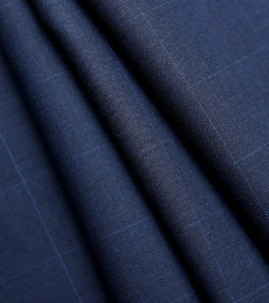 Drago Biella Fine Super 130's Wool Fabric - Dark Blue Three