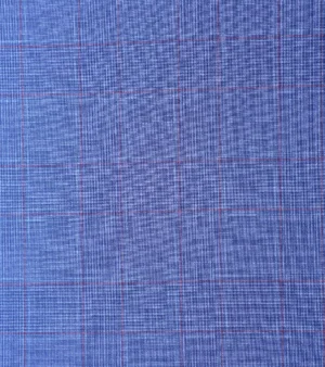 Drago Biella Fine Super 130's Wool Fabric - F Blue Two