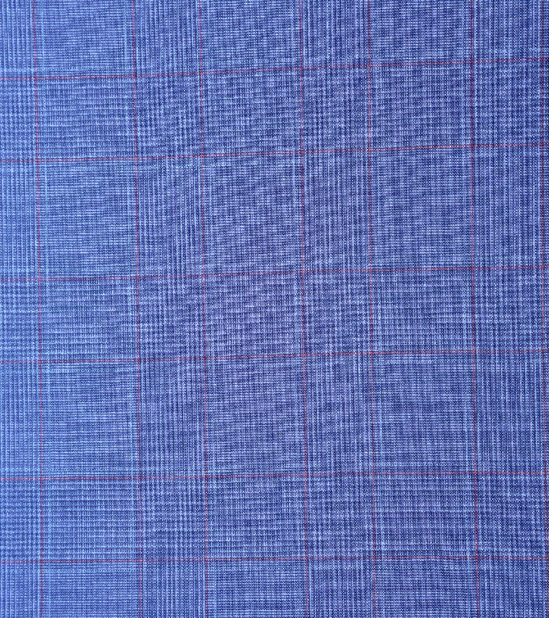 Drago Biella Fine Super 130's Wool Fabric - F Blue Two