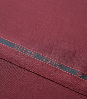 Drago Lanificio Biella Super 130's Wool Fabric - Maroon Five