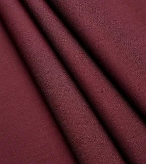 Drago Lanificio Biella Super 130's Wool Fabric - Maroon Three