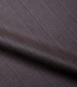 Drago Luxury Cool Micron Super 180's Wool Fabric - Brown One