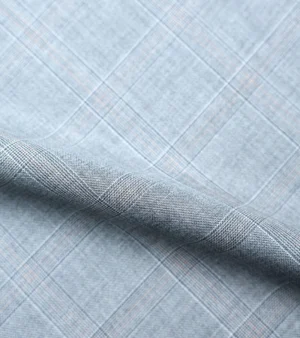 Drago Luxury Micron Super 160's Wool Fabric - Sky Blue One