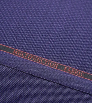 Drago Multi Function Super 140's Wool Fabric - Purple Five