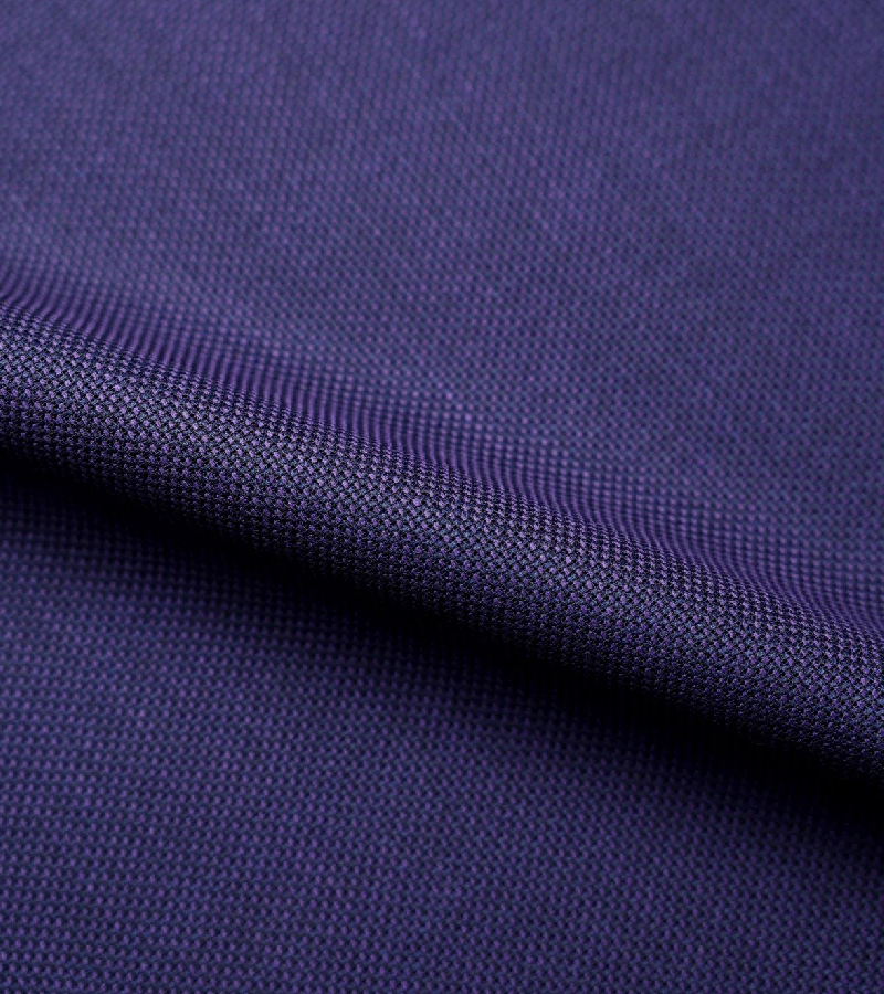 Drago Multi Function Super 140's Wool Fabric - Purple One
