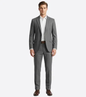 Heritage Wool Brideye Grey Suit Fronts