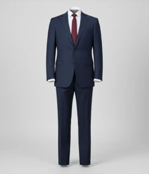 Heritage Wool Solid Navy Suit