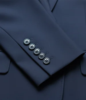 Heritage Wool Solid Navy Suit Cuffs