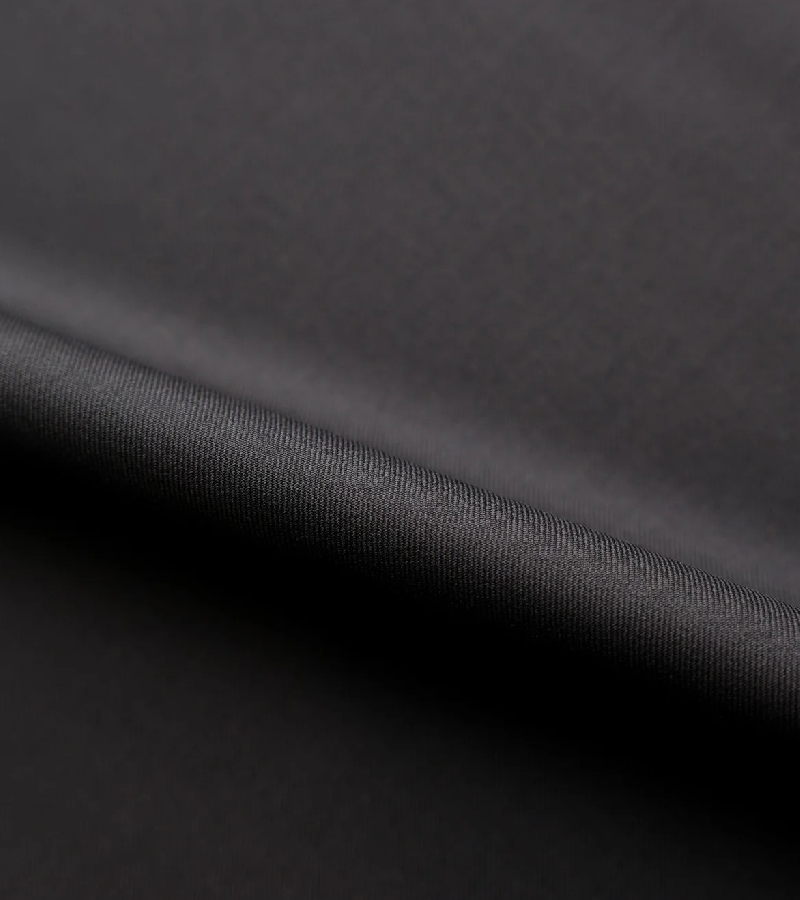 Loro Piana Super 150's Wool Fabric - Black One