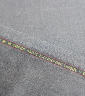 Loro Piana Super 150's Wool Fabric - Grey Four
