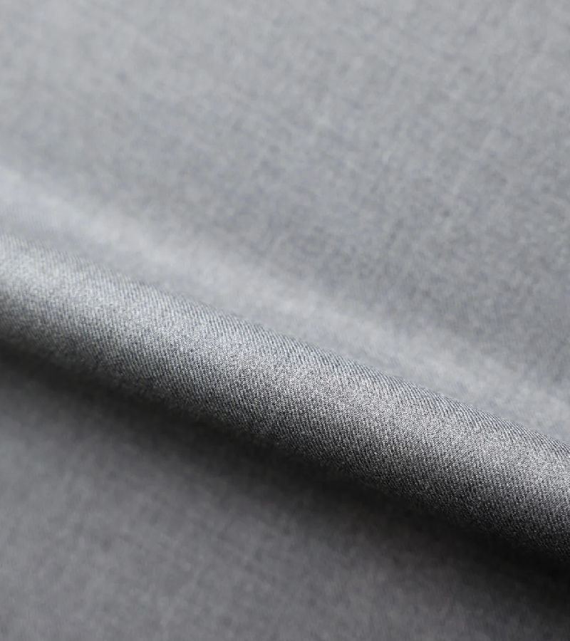Loro Piana Super 150's Wool Fabric - Grey One