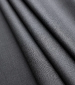 Loro Piana Super 170's Wool & Silk Fabric - Charcoal Three
