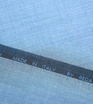 Reda Super 130's Wool Fabric - R Blue Five