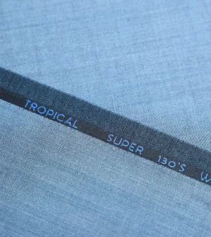Reda Super 130's Wool Fabric - R Blue Four