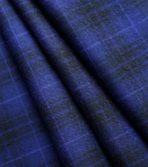 Reda Super 130's Wool Fabric - R Blue Three
