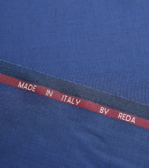 Reda Super 150's Wool Fabric - Blue Five