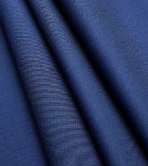 Reda Super 150's Wool Fabric - Blue Three