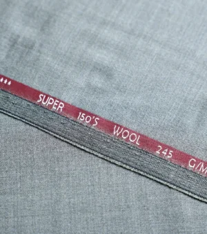 Reda Super 150's Wool Fabric - G Grey Four