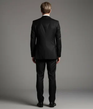 Shop the Heritage Wool Black Solid Suit