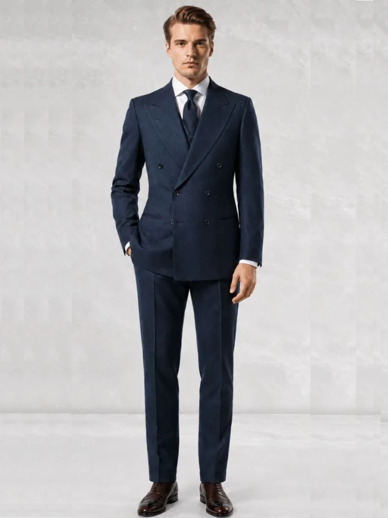 Shop 1930s French Wool Double-Breasted Three Piece Suit